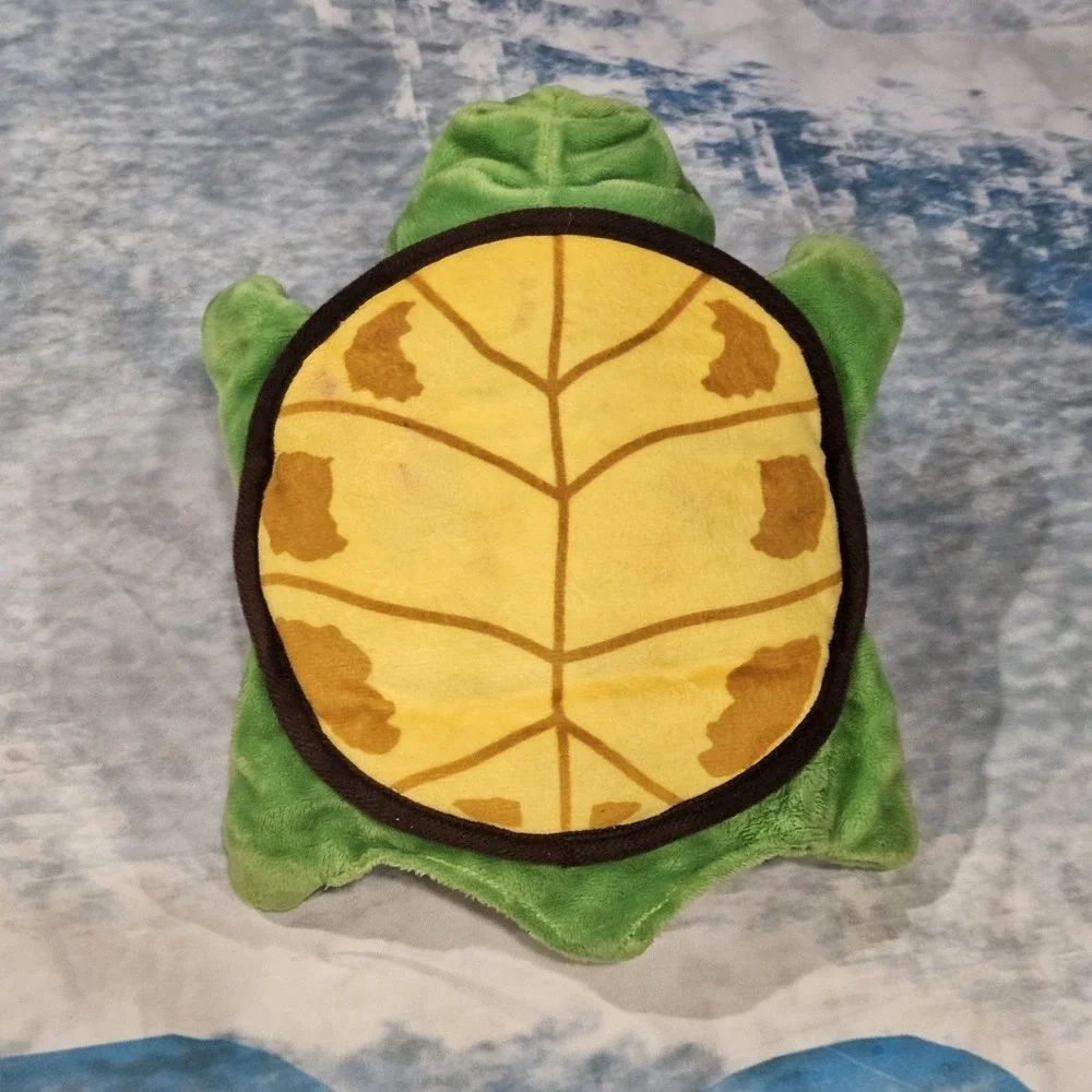 Turtle‎ Hand Puppet Plush Green Brown Interactive Kids Toy Animal Puppet READ